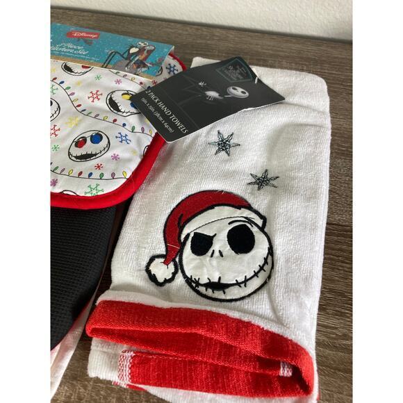 Disney Nightmare‎ Before Christmas 3-Piece + Hand Towels Kitchen Set Skellington - Picture 6 of 14